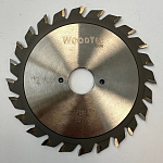    WoodTec  -  Ø125  22 x 2,8-3,6 Z = 12 + 12